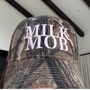 Strawberry Milk Mob - Camo Hat